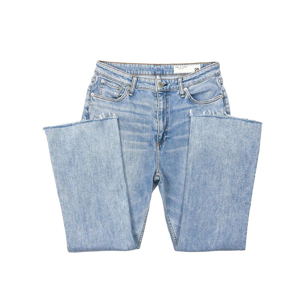 Rag & Bone Casey High Rise Ankle Flare Crop Jeans 29 Lucy Indigo WDD23S2917FFLU - Picture 5 of 11